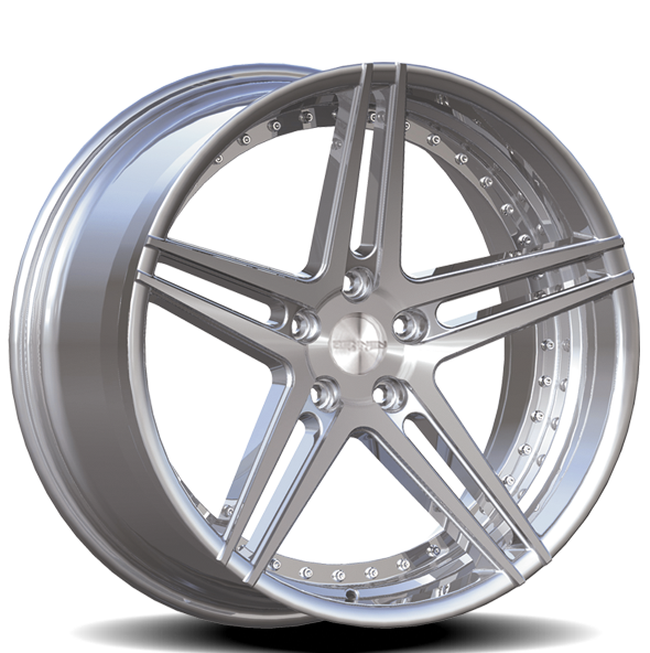 csl-3-silver-brushed w- chrome bolts-wheel